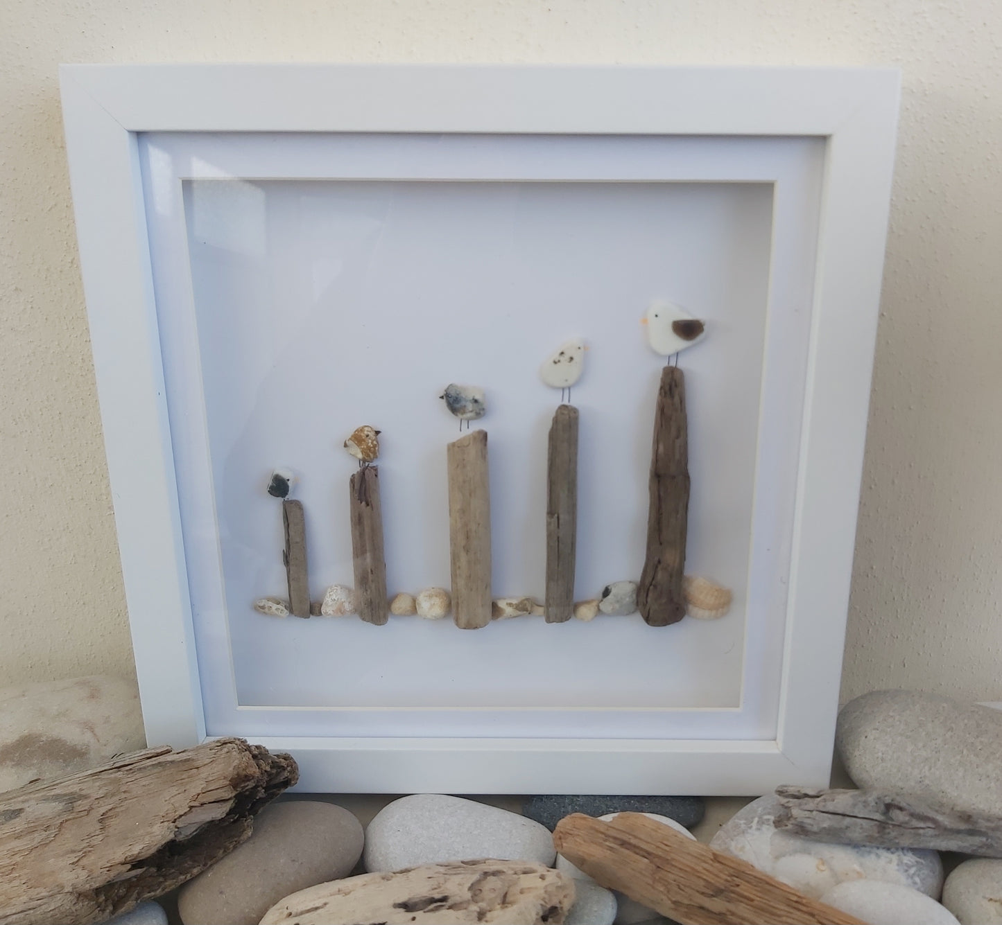 5 Birds on 5 Posts