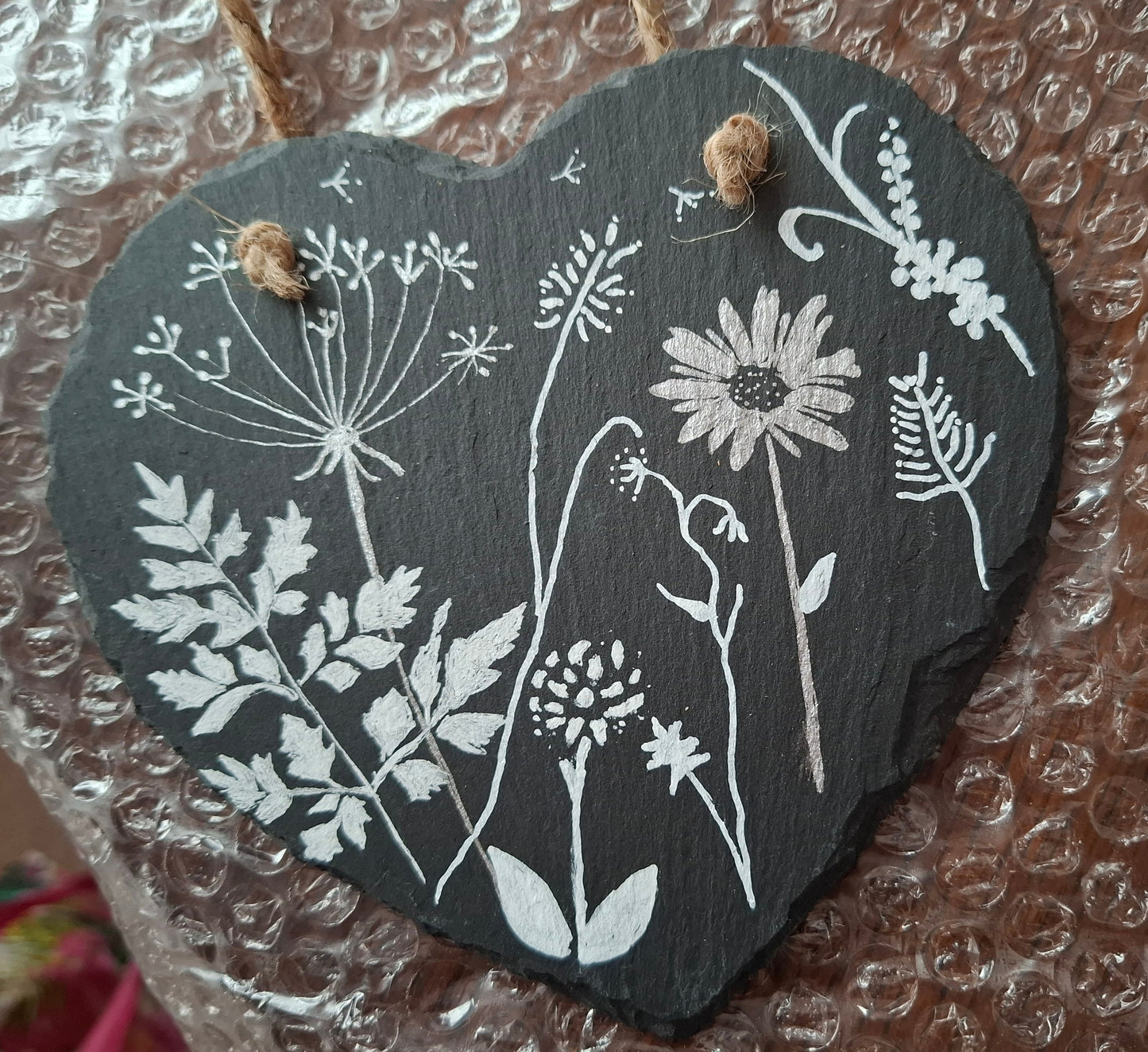 White, Silver & Gold Wildflowers
