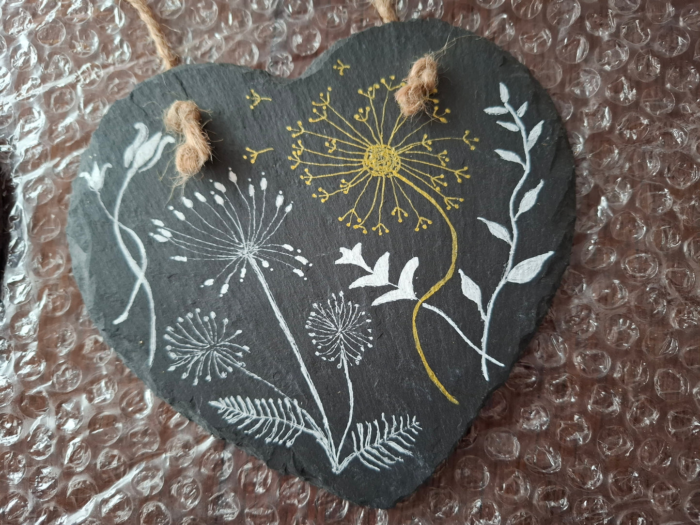 White, Silver & Gold Wildflowers