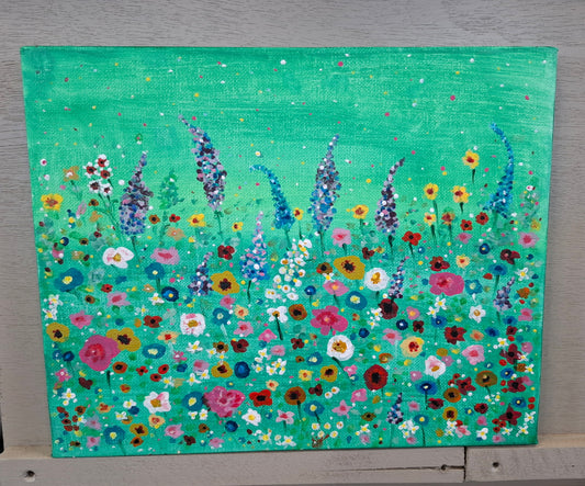 Handpainted Wildflower Meadow